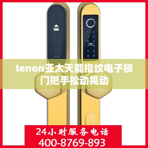 tenon亚太天能指纹电子锁门把手松动晃动