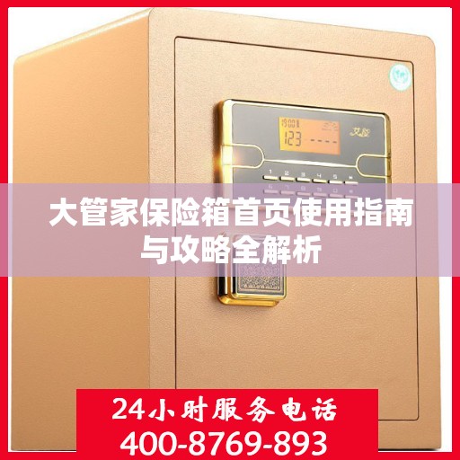 大管家保险箱首页使用指南与攻略全解析